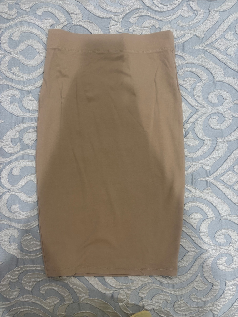 Revamped Beige/Tan Pencil Skirt